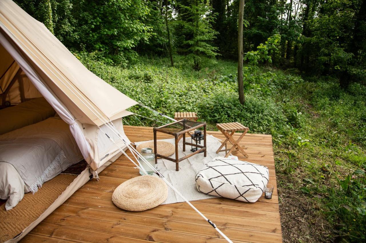 Domaine De Cherimont - Logement Insolite En Groupe Andenne Exterior foto